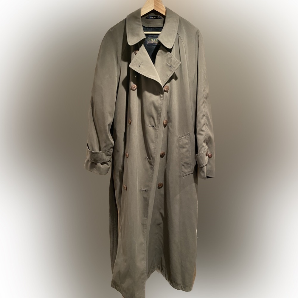 Vintage Ralph Lauren Beige Overcoat